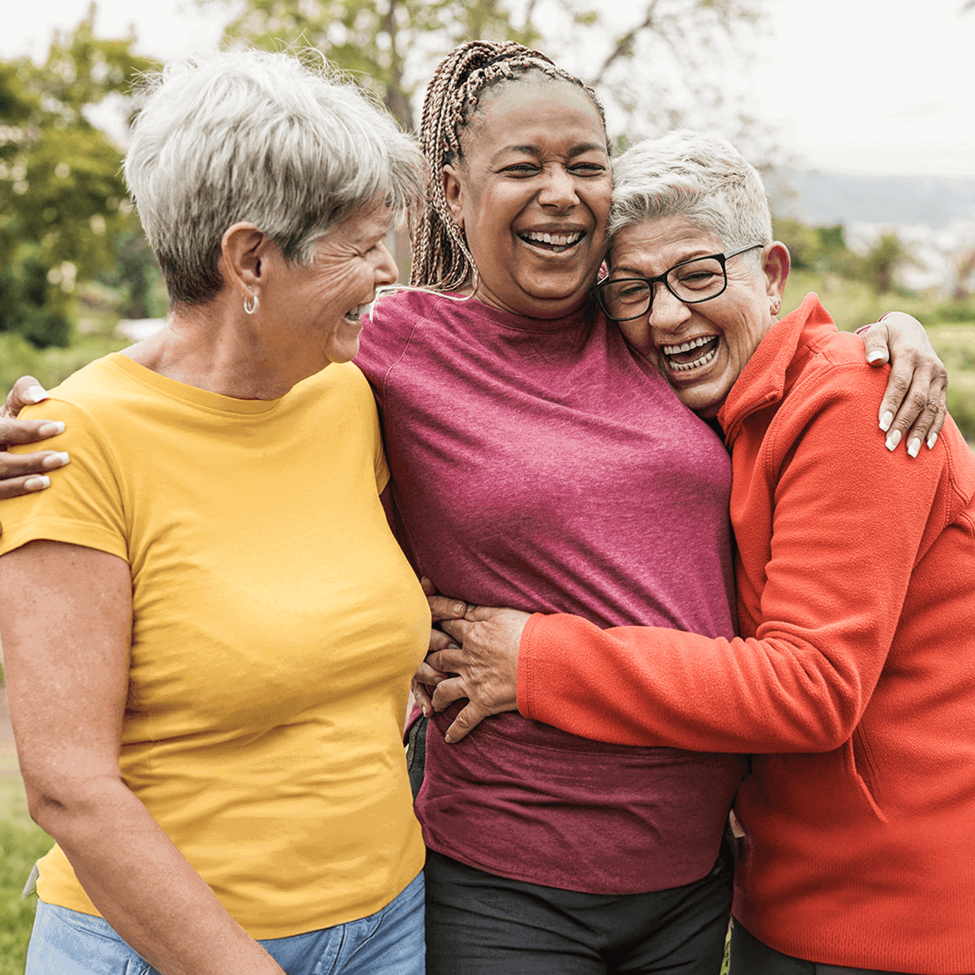 Friends enjoying retirement