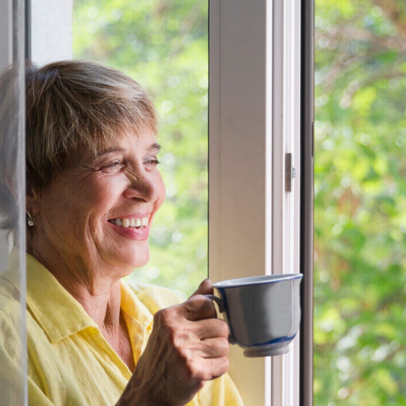 two women enjoying coffee discussing retirement